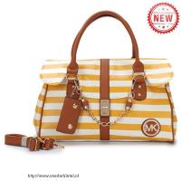 michael kors striped groot geel boekentassen Groothandel Cool 7l0io234